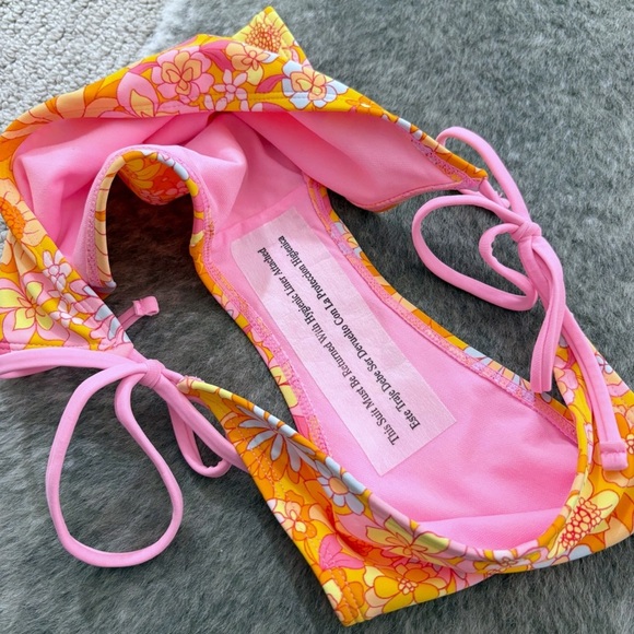 NWOT Retro Flower Bikini Bottom - Picture 6 of 10